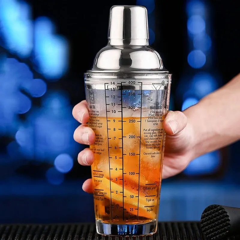 Petrecere - Shaker cocktail din sticla