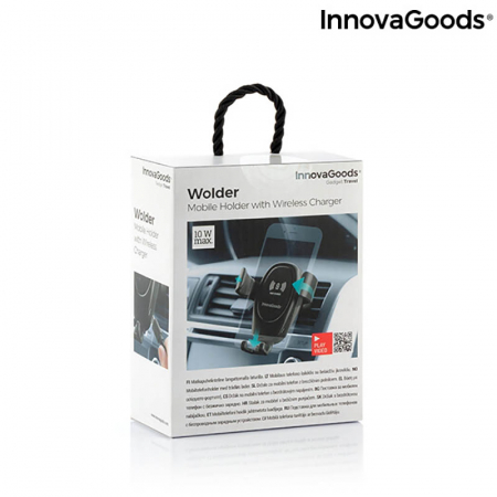 Suport telefon auto cu incarcator wireless Smarty Holder [8]