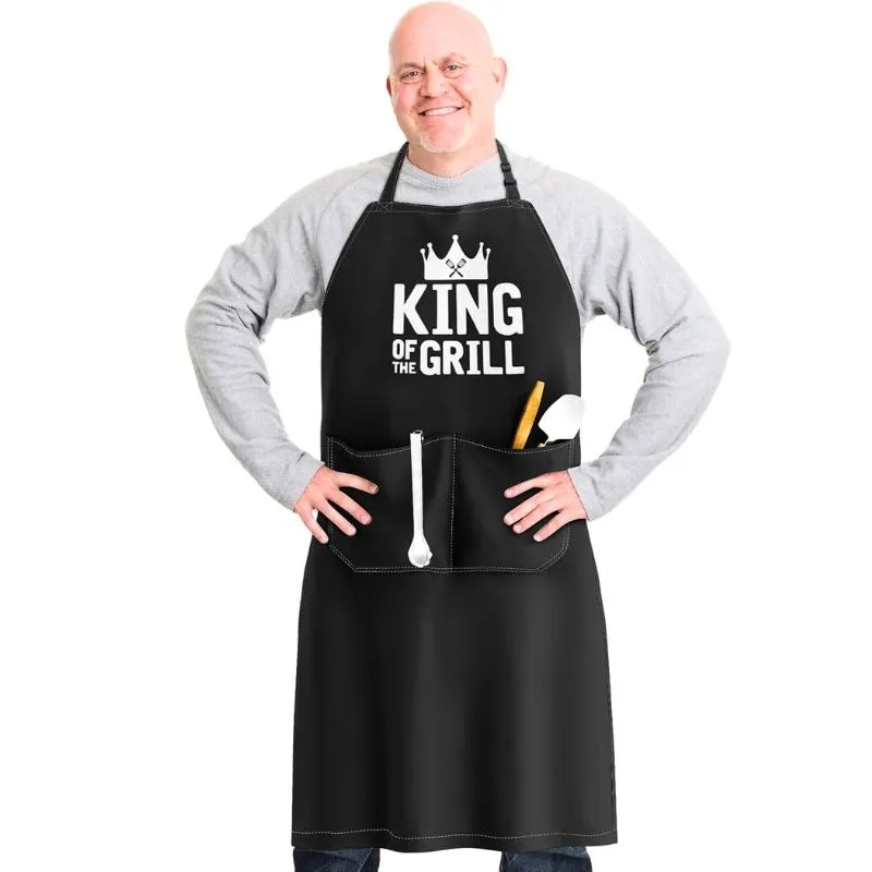 Sort de bucatarie amuzant King of the Grill [2]