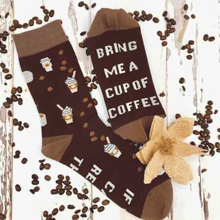 Sosete amuzante Bring Me Coffee [2]