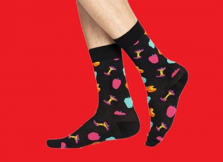 Cadouri pentru Mama - Sosete Happy Socks Apple
