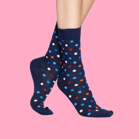 Cadouri pentru Mama - Sosete Happy Socks cu buline colorate