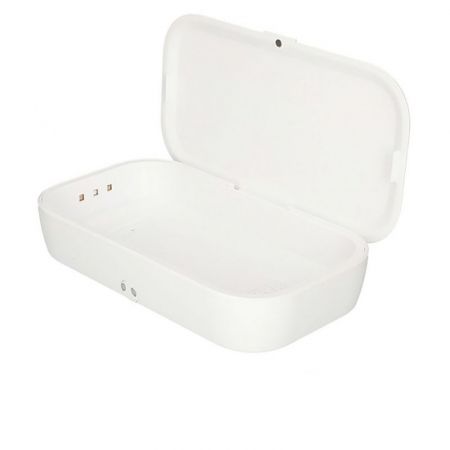 Sterilizator UV caseta alba cu incarcator wireless [4]