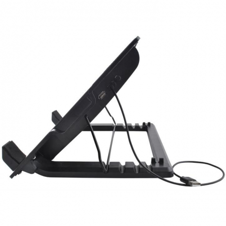 Suport laptop reglabil cu ventilator de racire LED [6]