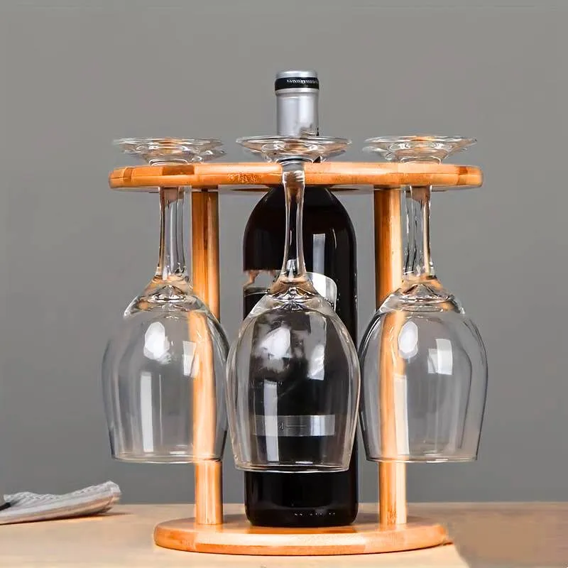 Petrecere - Suport pentru o sticla si 6 pahare de vin