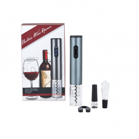 Tirbuson electric cu accesorii vin, set cadou 4 piese [7]
