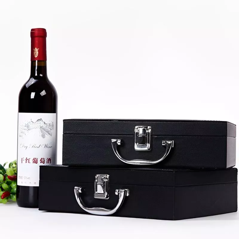 Valiza Deluxe cu accesorii de vin Premium set 9 piese [17]