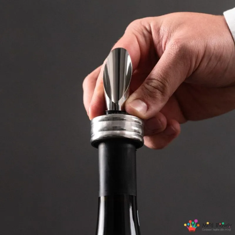 Valiza Deluxe cu accesorii de vin Premium set 9 piese [11]