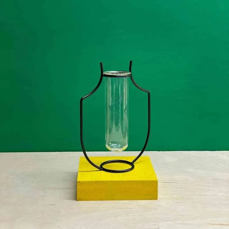 Vaza cu Suport Metalic Paradisul Verde [3]