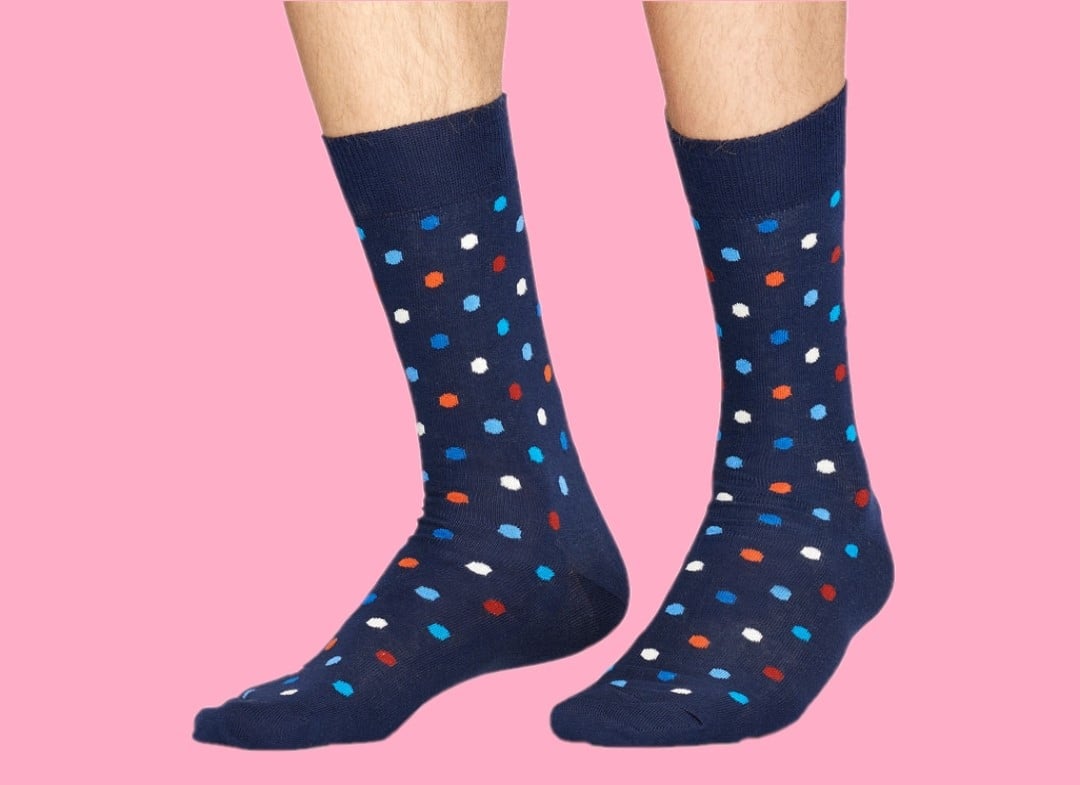 Sosete Happy Socks cu buline colorate