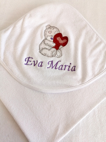 Trusou botez personalizat 8 piese Bear in Love [2]