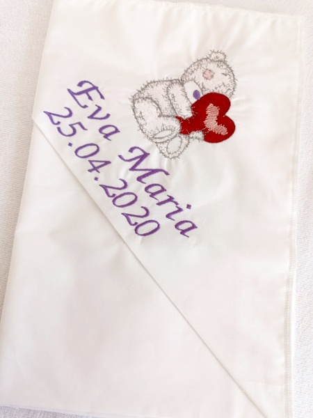 Trusou botez personalizat 6 piese Bear in Love [4]