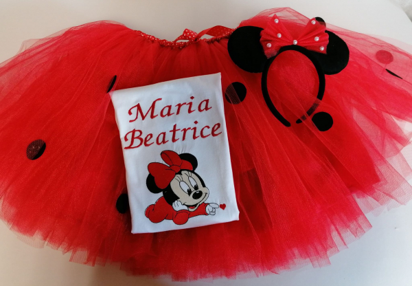 Set TuTu personalizat Minnie Mouse Ladybug [3]
