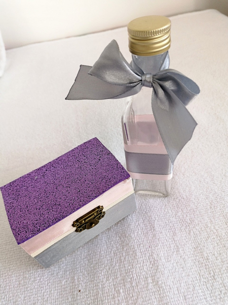 Trusou botez personalizat 8 piese Bear in Love [7]