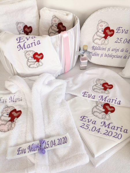 Trusou botez personalizat complet Bear in Love [12]