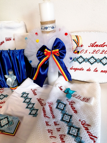 Trusou botez personalizat complet motiv traditional Oas [2]
