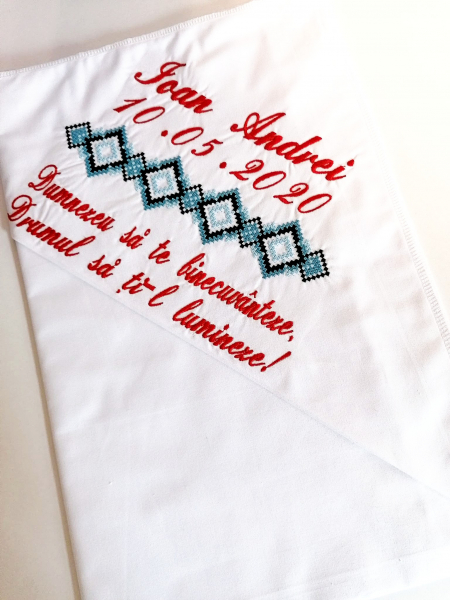 Trusou botez personalizat complet motiv traditional Oas [4]