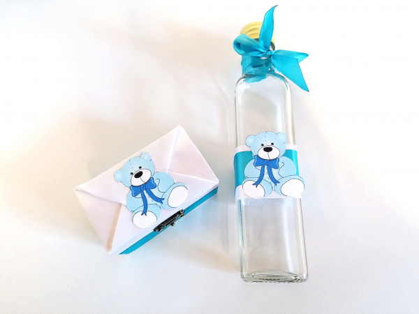 Trusou botez personalizat complet Teddy Bear Matelot [13]