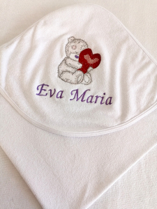 Trusou botez personalizat 6 piese Bear in Love [1]