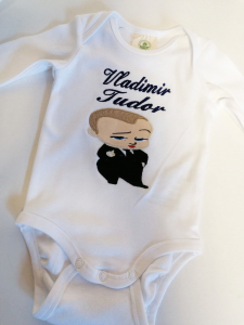Body-uri personalizate - Body bebe personalizat Little Boss