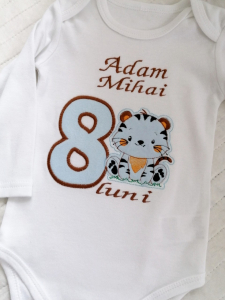 Body-uri personalizate baieti - Body bebe personalizat Little Tiger