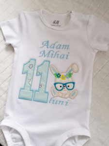 Body bebe personalizat Bunny