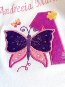Body bebe personalizat Butterfly, pentru fetite [1]
