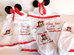 Prima Baita - Set Personalizat Prima Baita Minnie Mouse