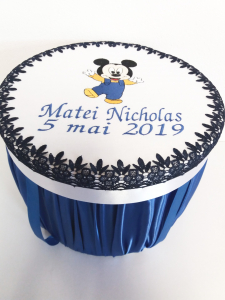 Cutii trusou - Cutie trusou botez Mickey Mouse