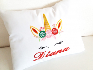 Perne personalizate - Perna bebe personalizata Unicorn