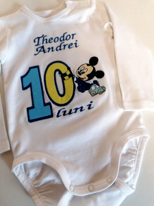 Set body-uri personalizate, pentru primele 12 luni [6]