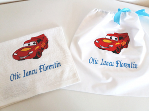 Set personalizat gradinita baieti - Set personalizat gradinita Cars