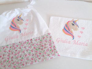 Set personalizat gradinita fetite - Set personalizat gradinita Unicorn