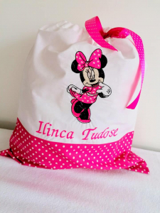 Set personalizat gradinita fetite - Set personalizat gradinita Minnie Mouse