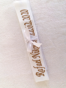 Trusou botez personalizat 6 piese Teddy [1]
