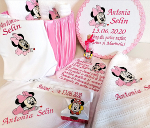 Trusou botez personalizat complet Minnie Mouse [0]