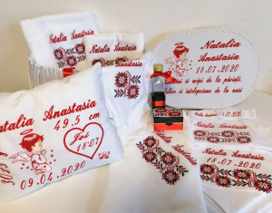 Trusou botez personalizat complet cu motiv traditional [3]