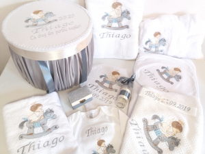 Trusou botez baieti complet - Trusou botez personalizat Horse Rider