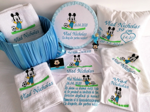 Trusou botez personalizat Mickey Mouse
