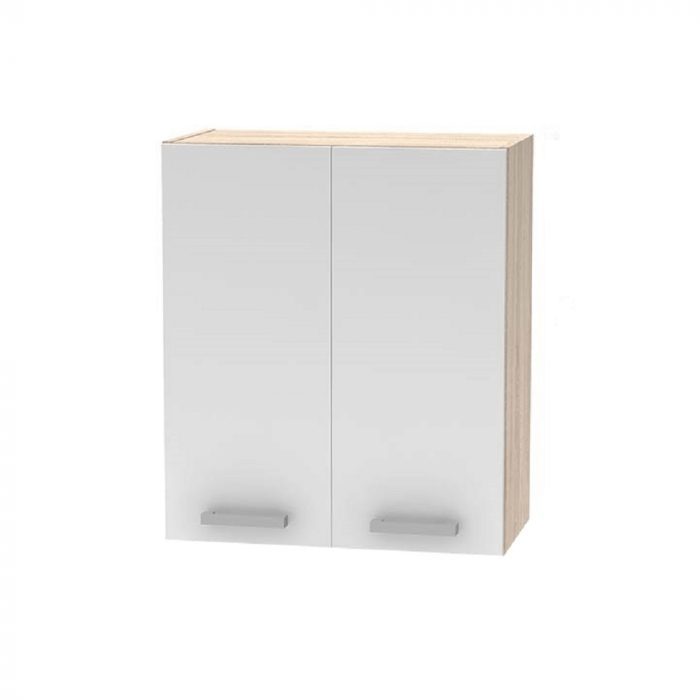 Cabinet superior 2DV, stejar sonoma/alb, NOVA PLUS NOPL-007-OH [1]
