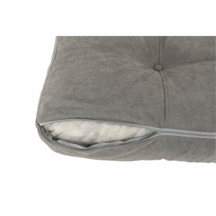 Canapea extensibilă, material textil gri, AURELIA [16]