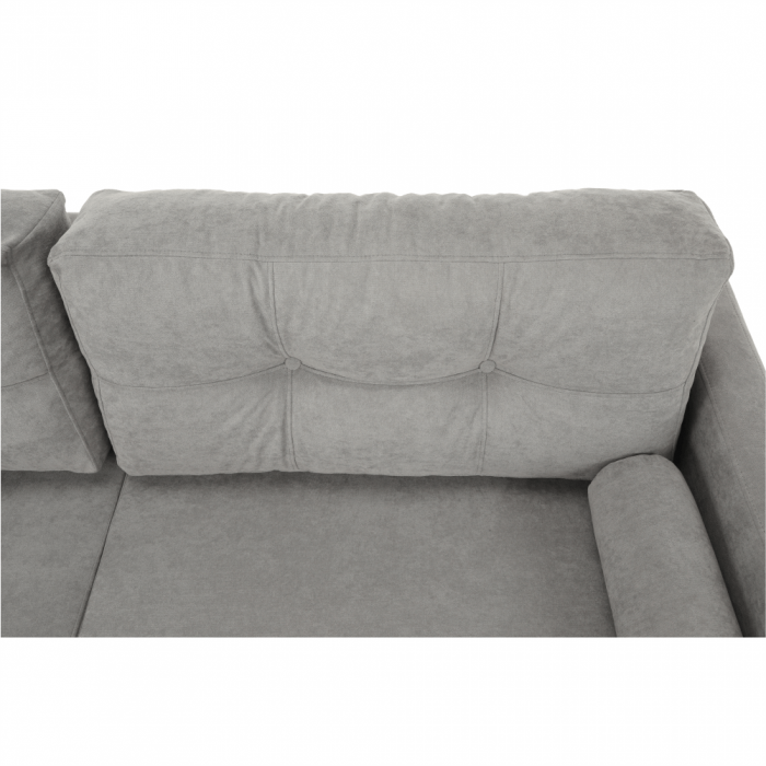 Canapea extensibilă, material textil gri, AURELIA [13]