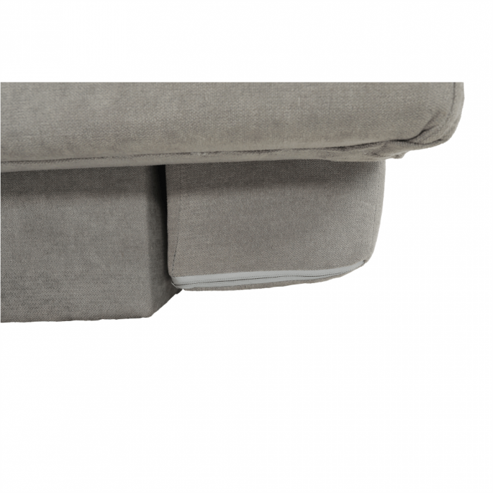 Canapea extensibilă, material textil gri, AURELIA [9]