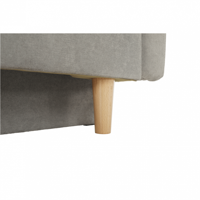 Canapea extensibilă, material textil gri, AURELIA [12]