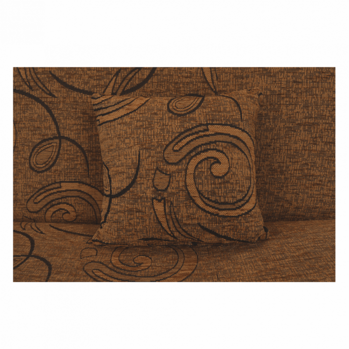 Canapea extensibilă, material textil auriu/model, ASIA NEW [7]