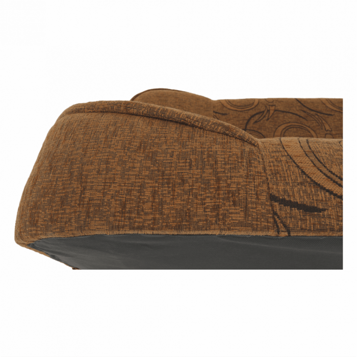 Canapea extensibilă, material textil auriu/model, ASIA NEW [10]