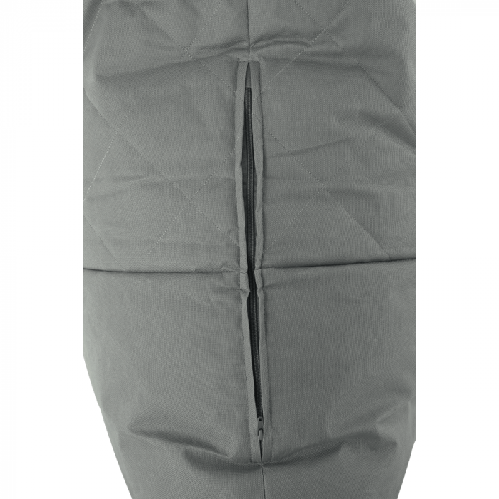 Fotoliu tip sac, material textil gri deschis, VETOK [4]