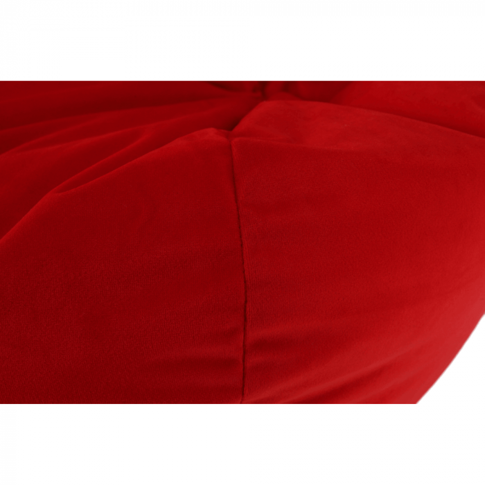 Fotoliu tip sac, material textil roşu, TRIKALO [6]