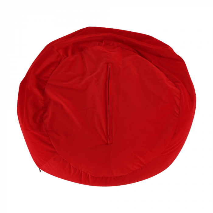Fotoliu tip sac, material textil roşu, TRIKALO [9]