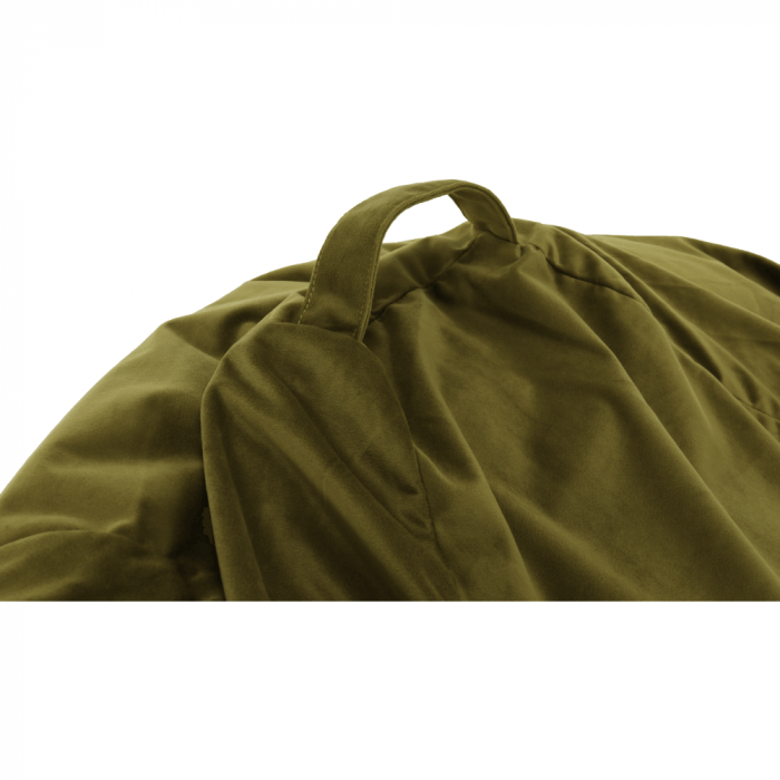 Fotoliu tip sac, material textil verde măsliniu, TRIKALO [5]